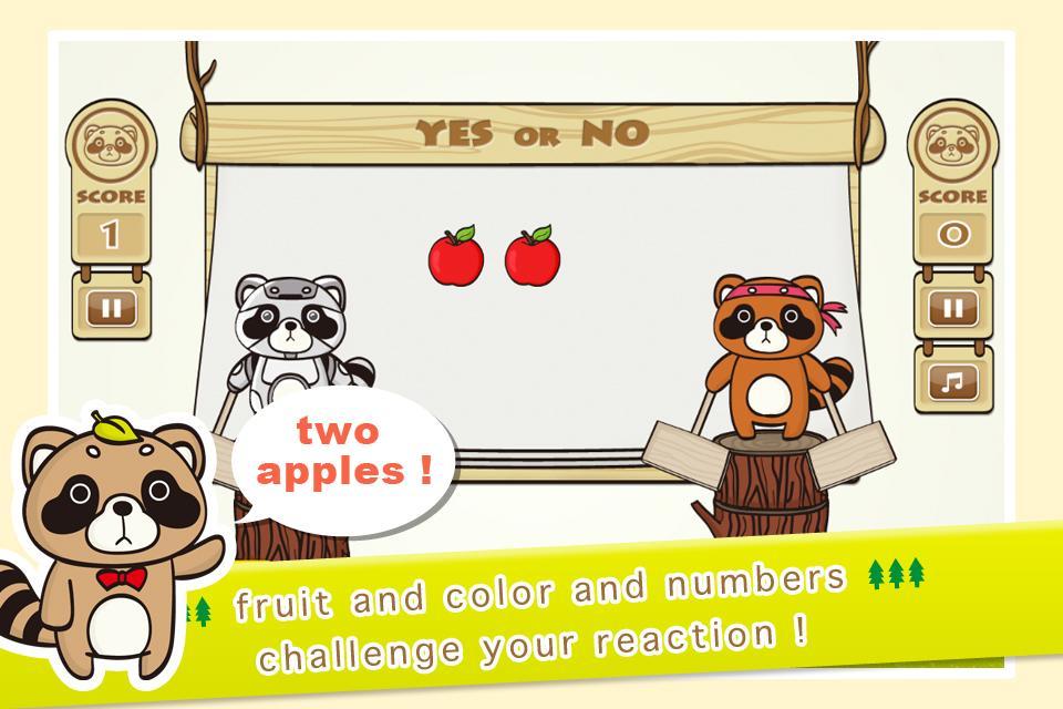 Raccoon Party - 2 player game