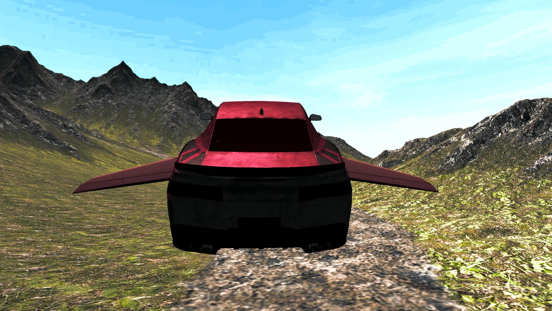 Flying American Car Simulator