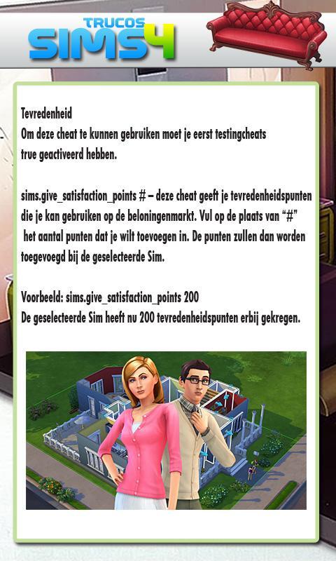 Trucos for Sims 4
