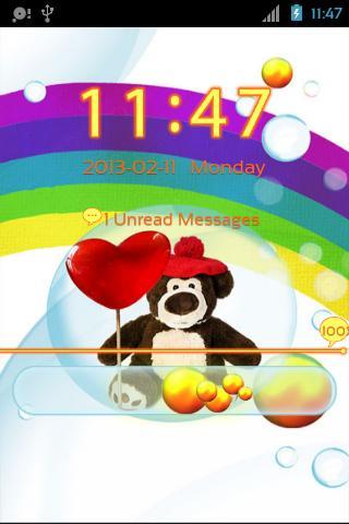 Cute Teddy Bear for GO Locker