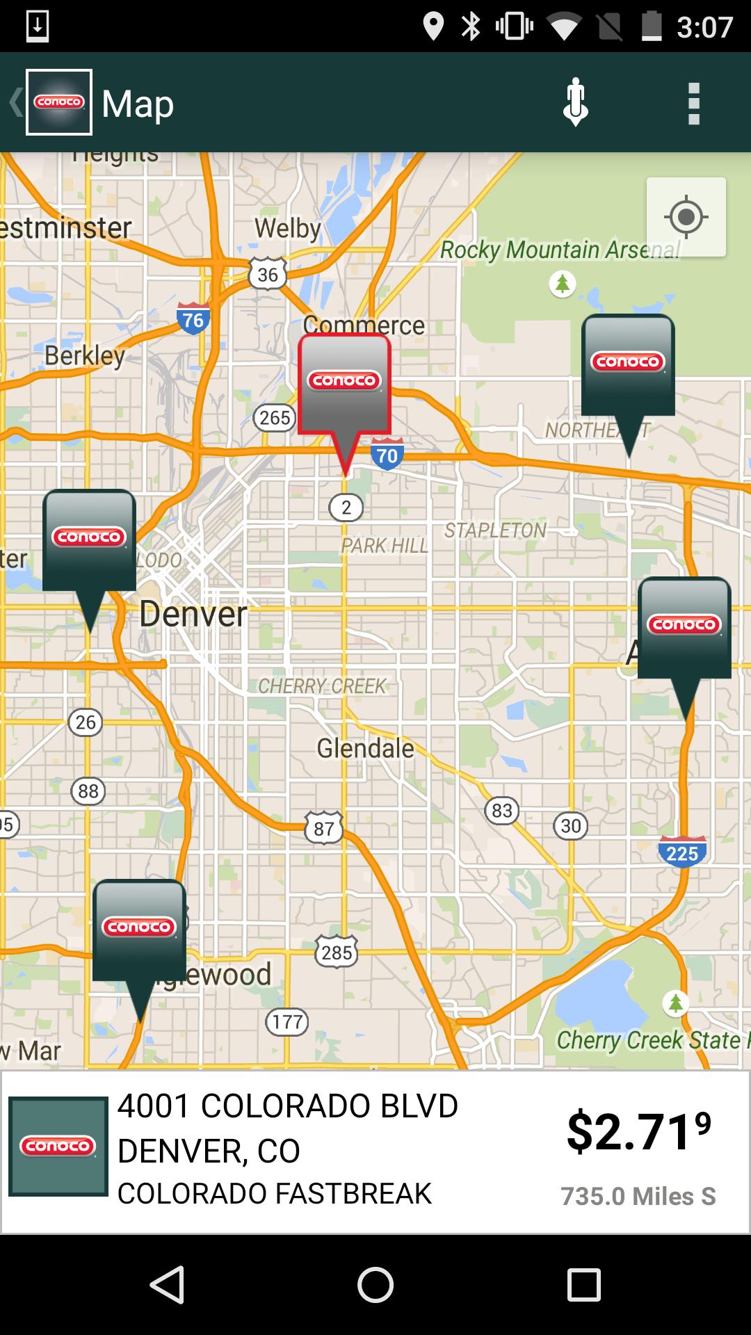 Conoco Station Finder