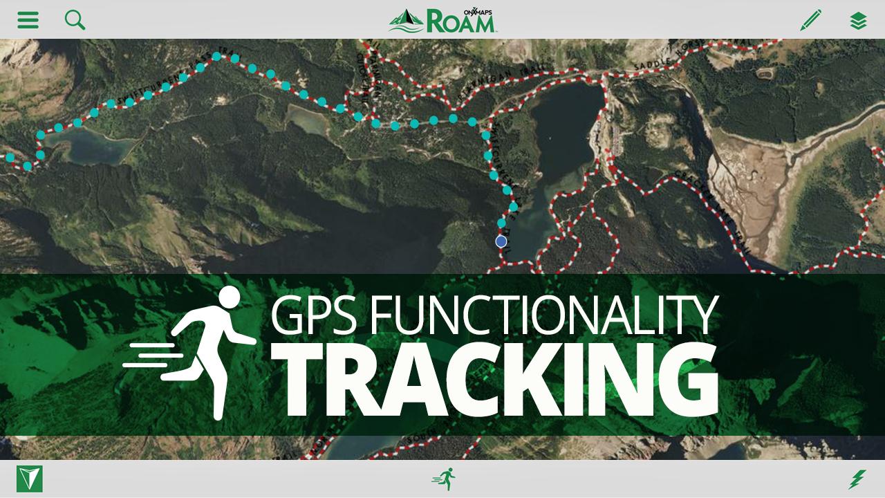 ROAM GPS Land Trails Topo Maps