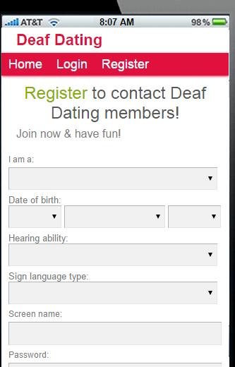 Deaf Dating Deaf Singles