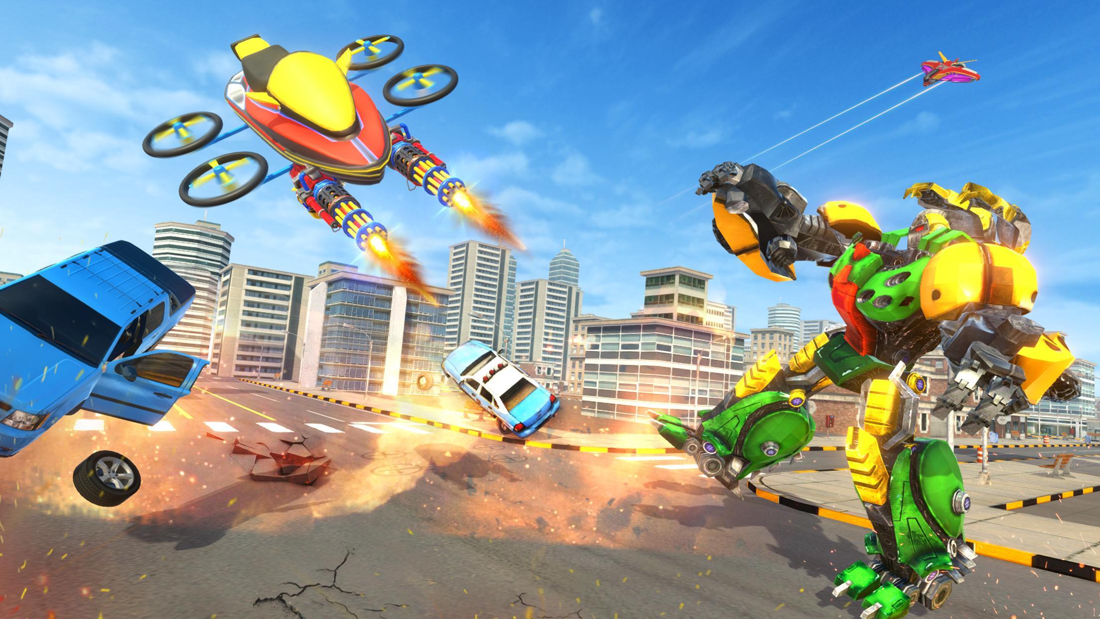 Snake Robot -Jetski Robot Game