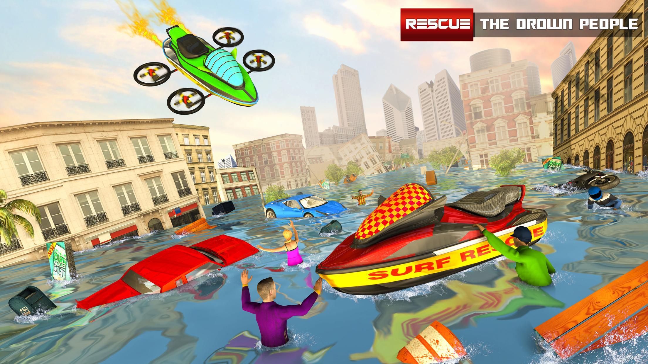 Snake Robot -Jetski Robot Game