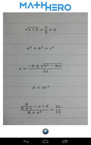 Math Hero Photo Calculator