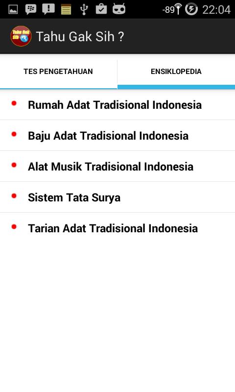 Tes Pengetahuan Umum