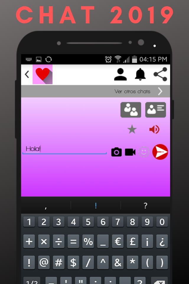 Chat 2019, conoce, ligar, chatear