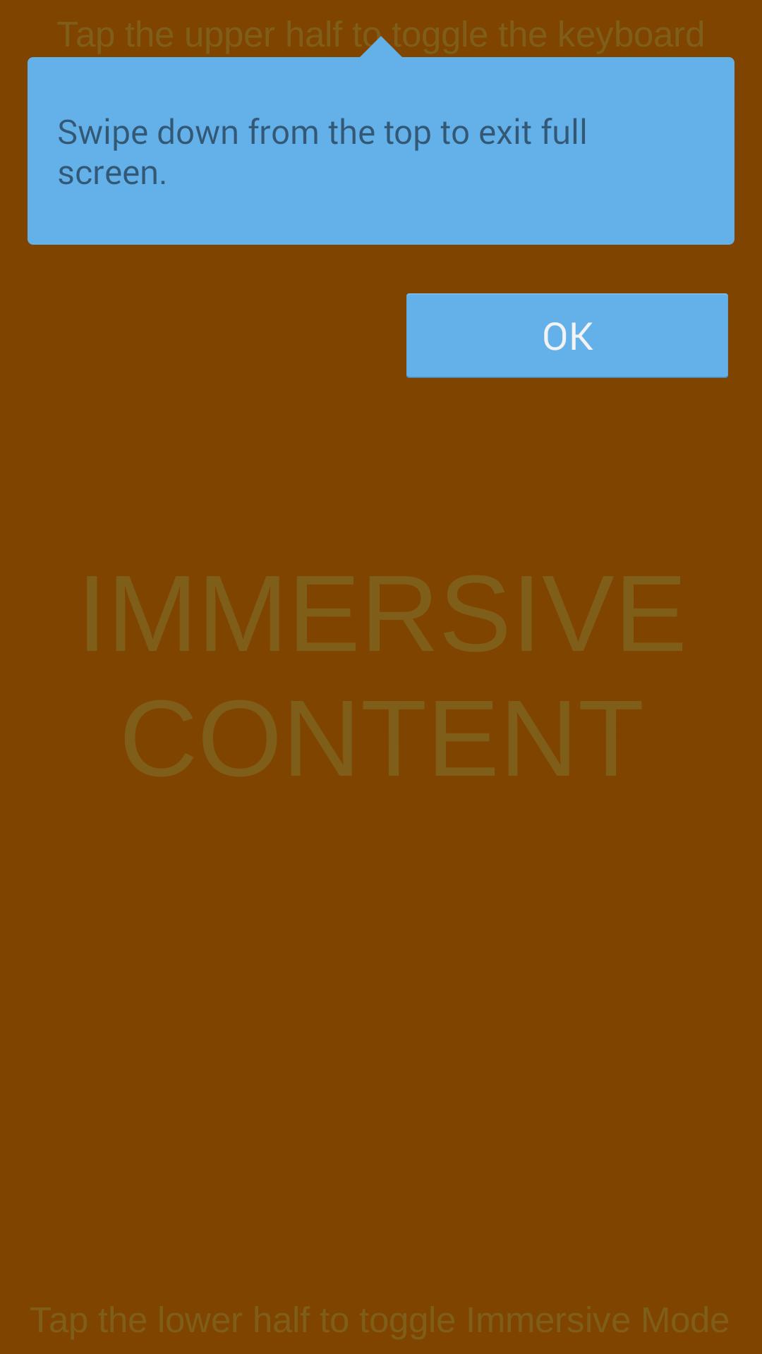 Immersive Mode (Unity Demo)