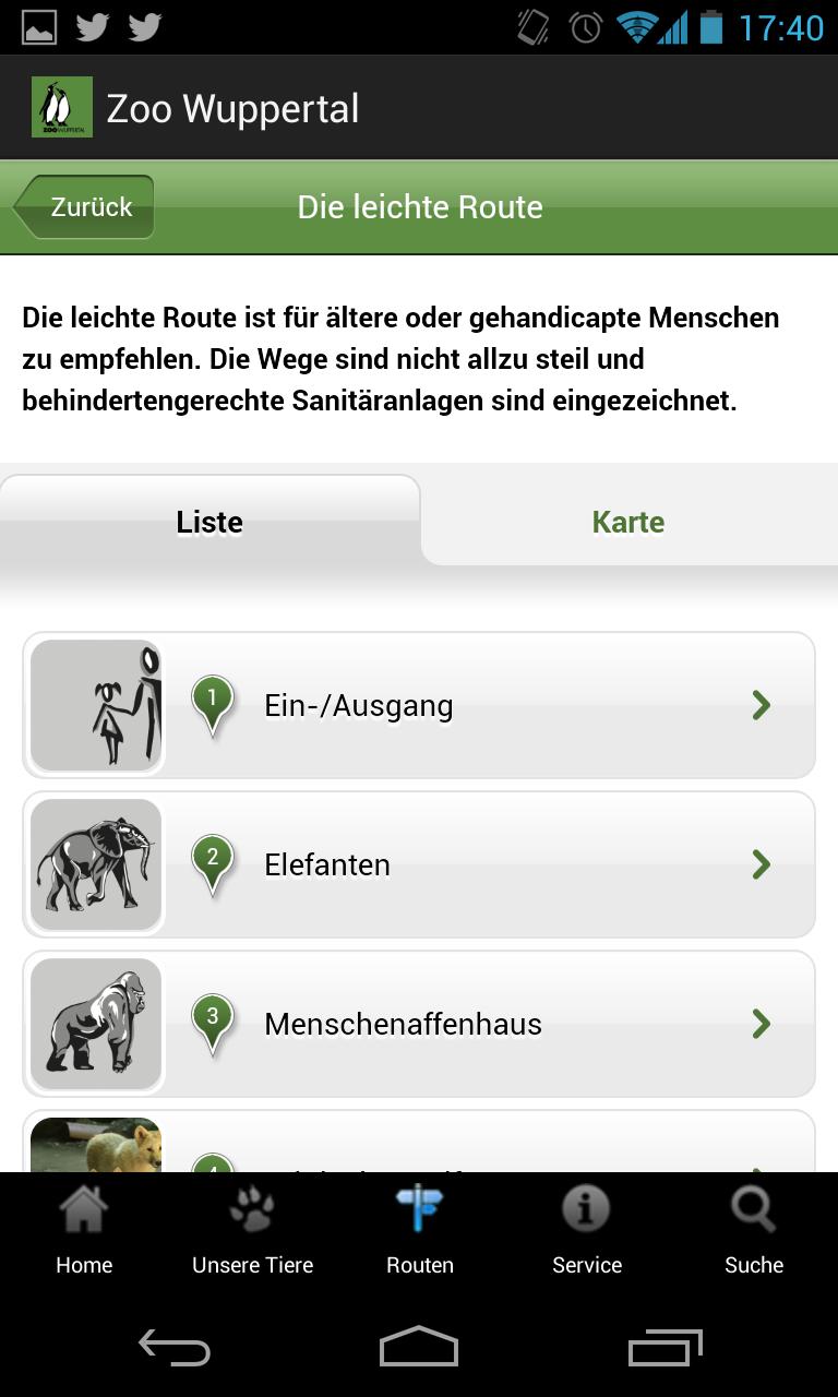 Zoo Wuppertal Mobile Guide