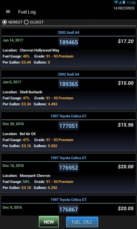 Vehicle Ledger - Car Manager