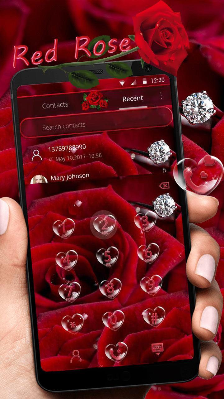 Red Rose Diamond Theme