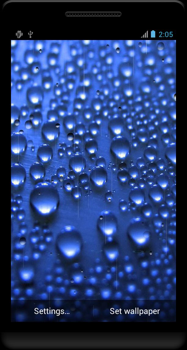 Rain Drops Live Wallpaper