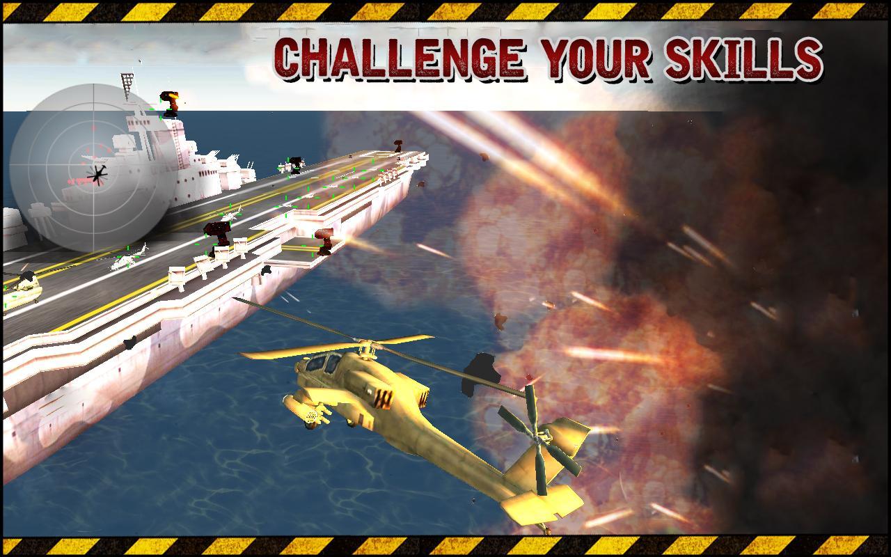 Helicopter Warship Game 3D