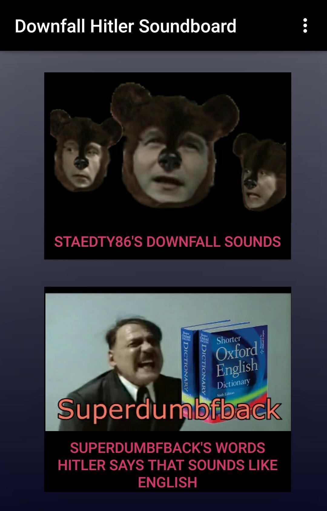 Downfall Hitler Soundboard
