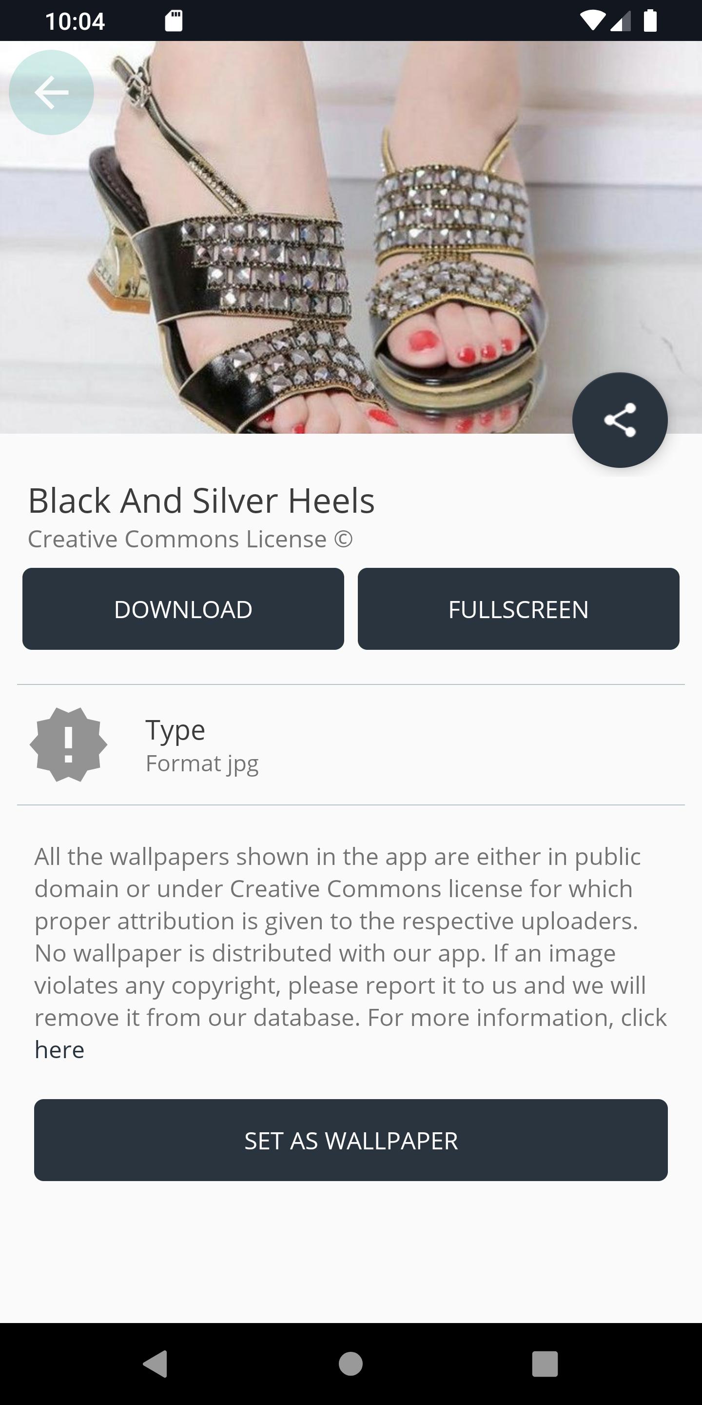 Black And Silver Heels