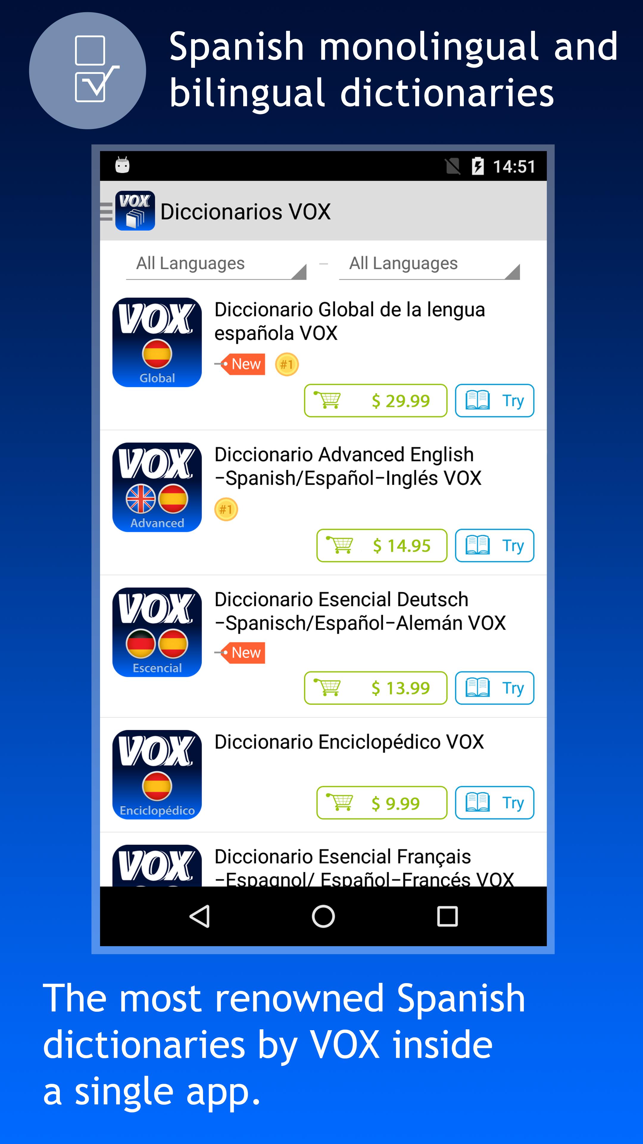 VOX Spanish Dictionaries