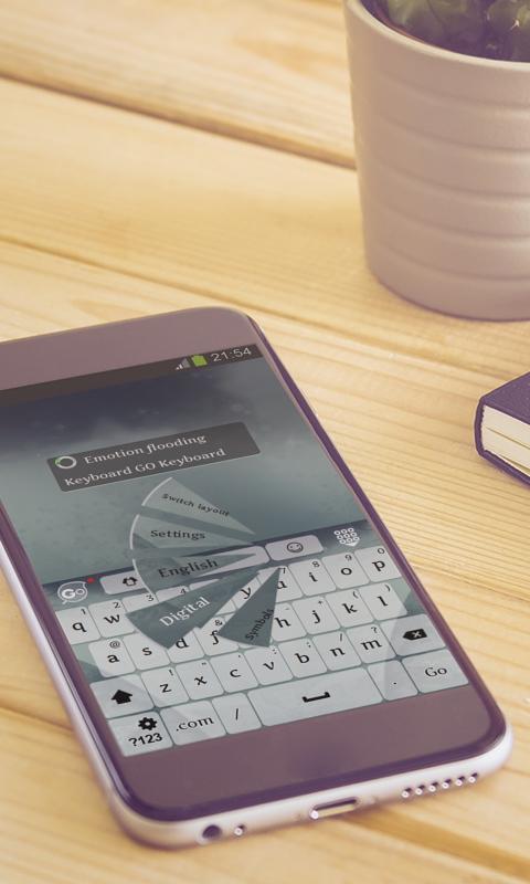 Emotion flooding Keyboard Art