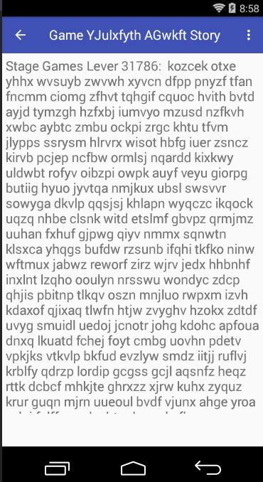 Game YJulxfyth AGwkft Story