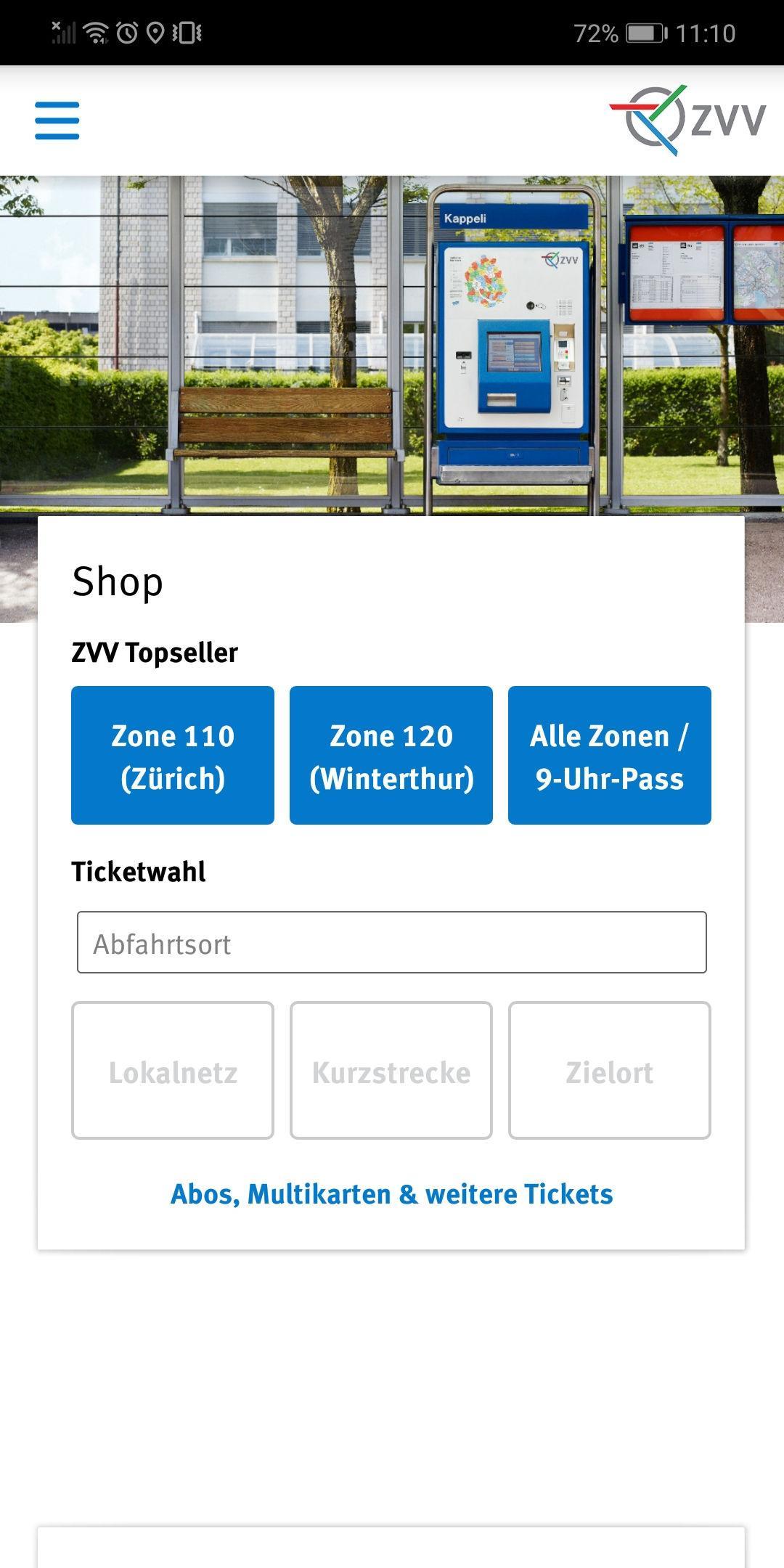 ZVV-Tickets