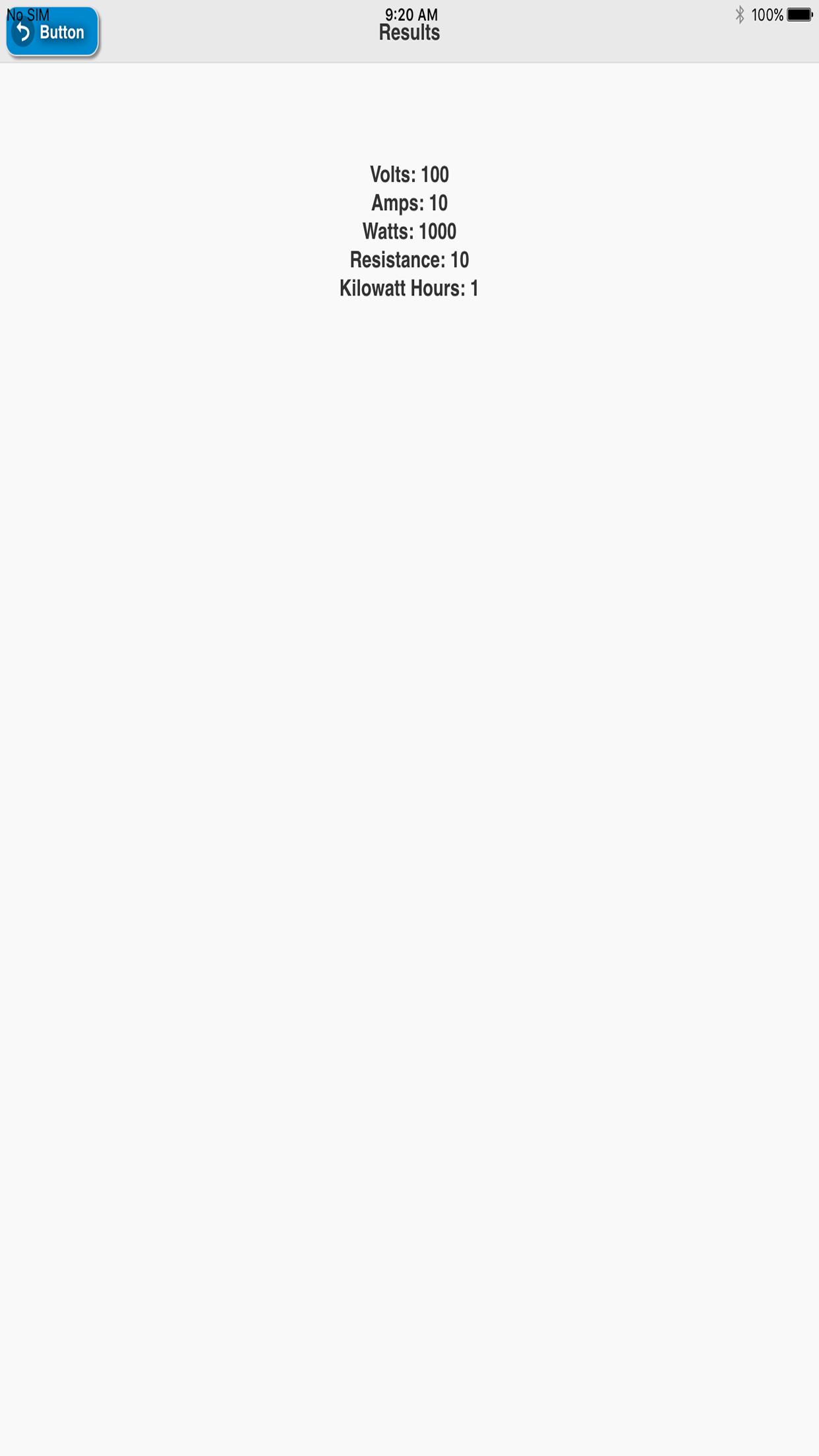 Easy Electrical Calculator