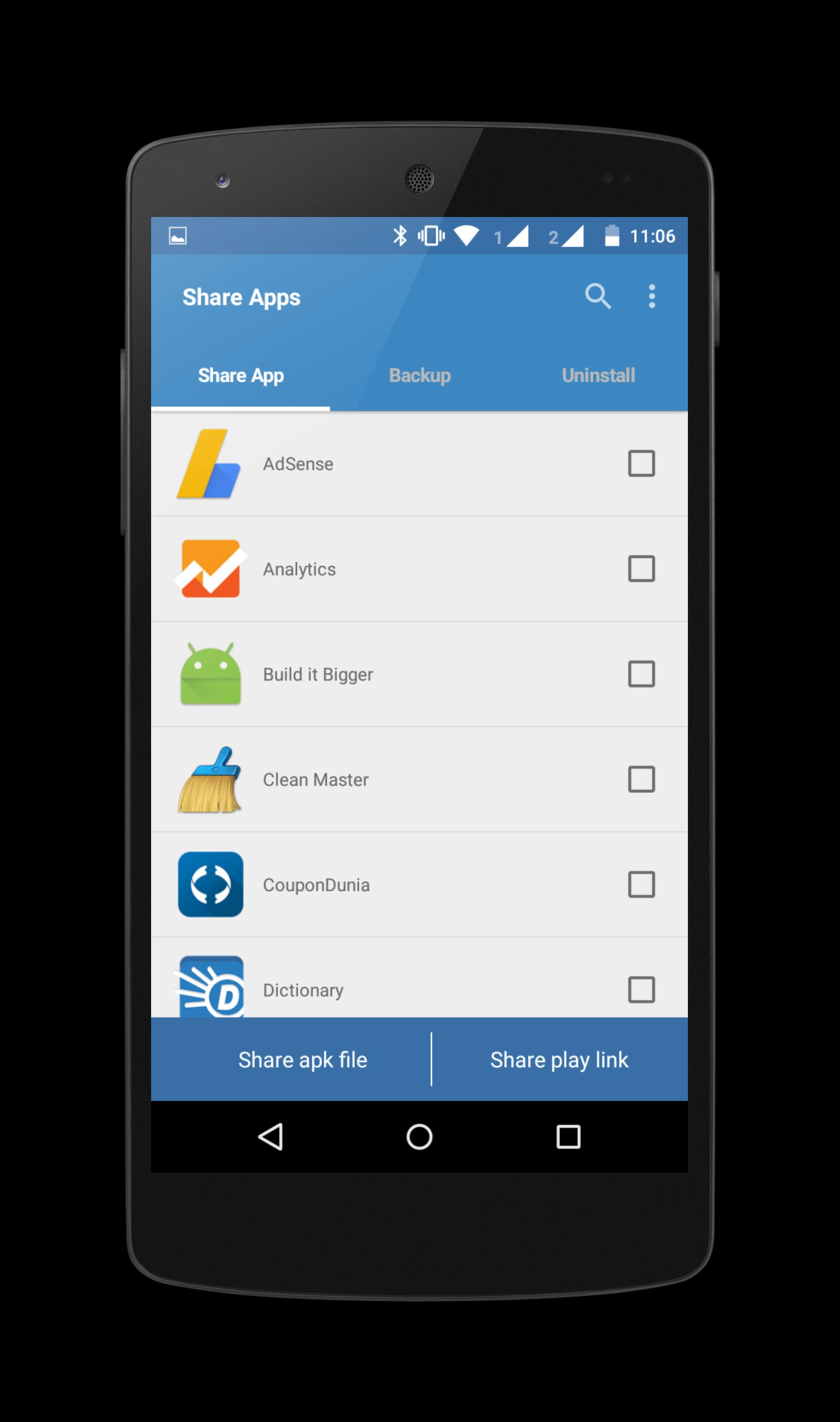 ShareApps - Backup and Restore