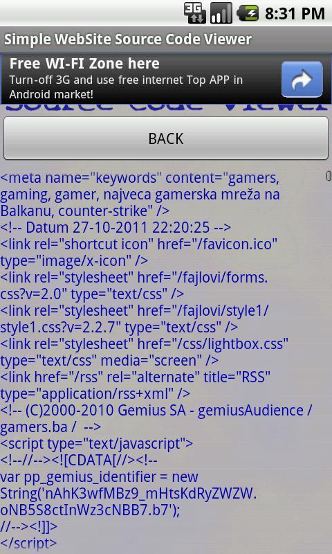 S. WebSite Source Code Viewer
