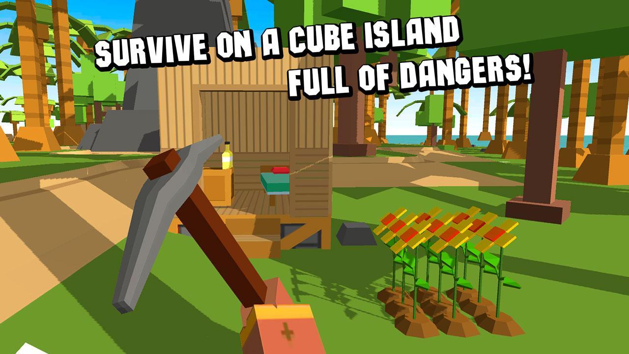 Cube Island Survival Simulator