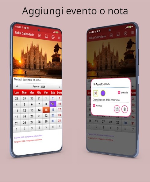 Italia Calendario 2025