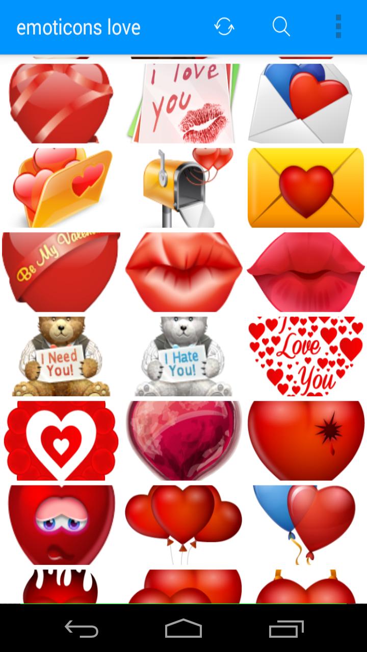 emoticons cute love