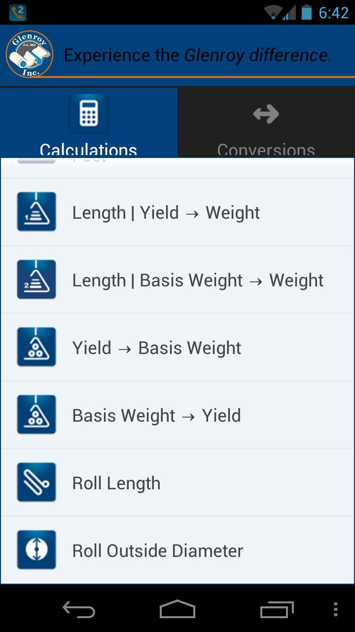 Glenroy Packaging Calculator