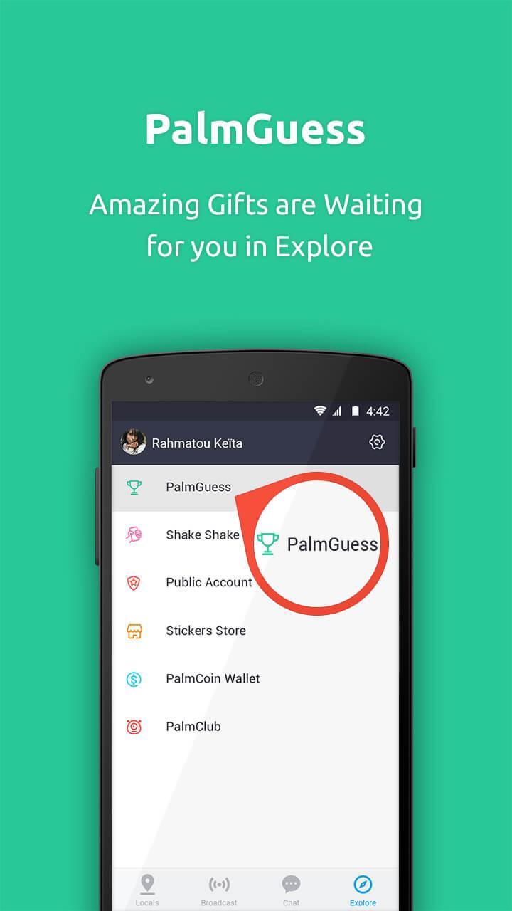 Palmchat for pad-Chat, Love !