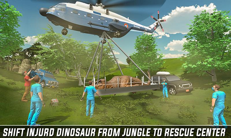 Dino Family Rescue Sim - Helicopter Simulator 19