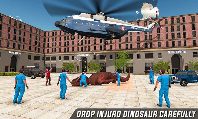 Dino Family Rescue Sim - Helicopter Simulator 19