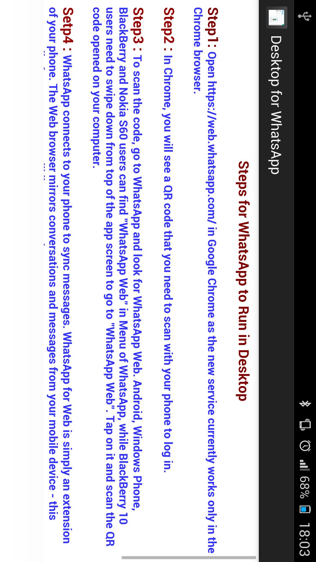 Dual for WhatsApp Steps