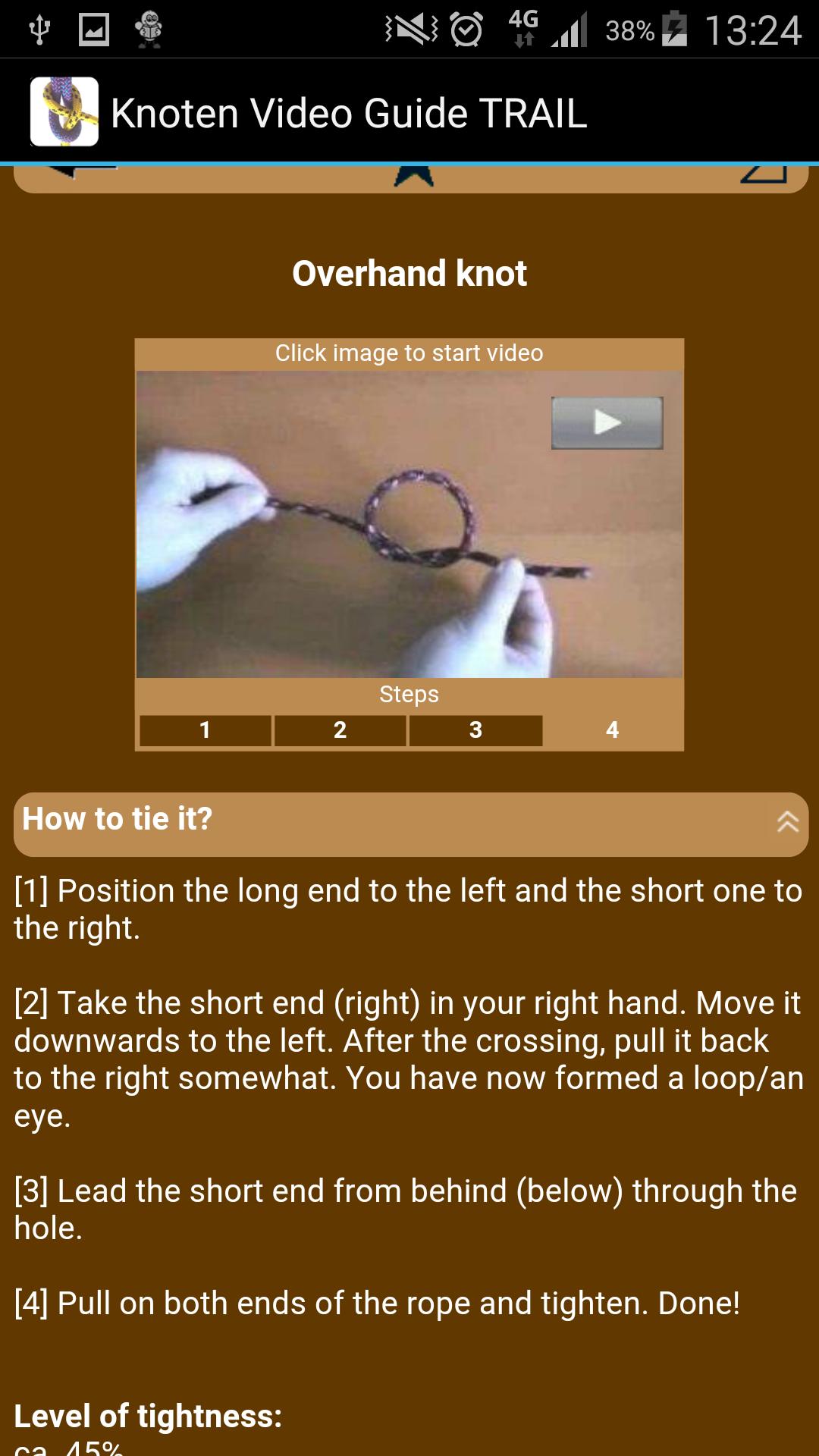 Knot Video Guide Trial