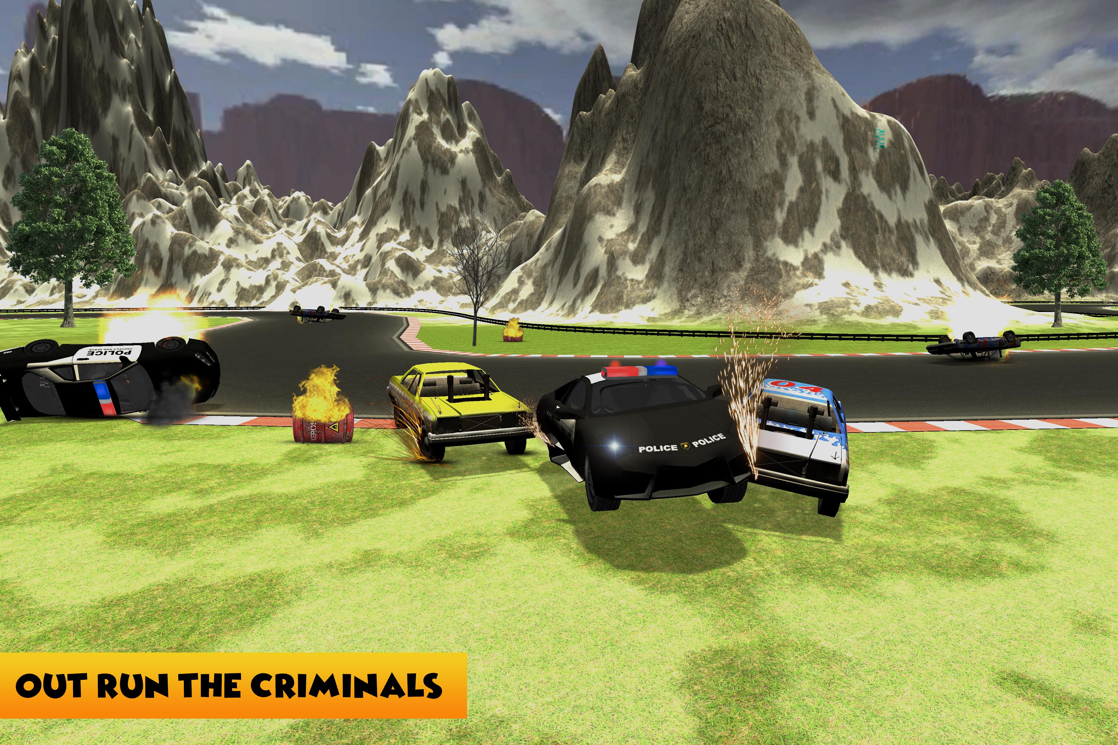 Police Car Wars Demolition 3D