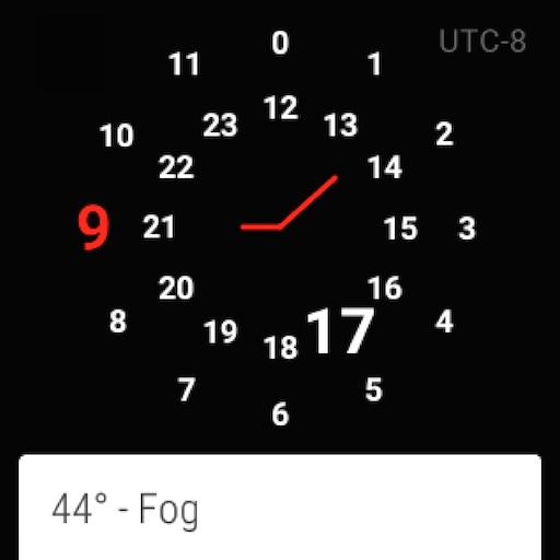 UTC WatchFace for Android Wear
