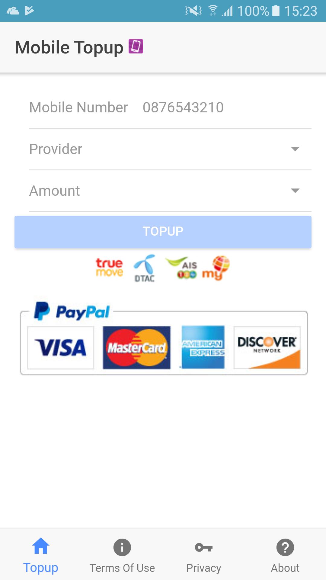 Mobile Top Up Thailand