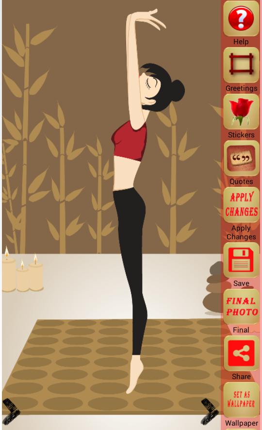 Yoga Day Greetings Maker