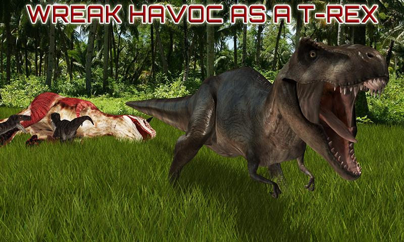 T-Rex Dinosaur Survival Sim 3D