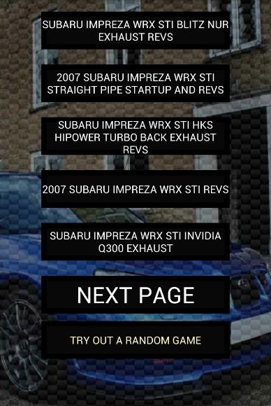 Engine sounds of STi Hawkeye