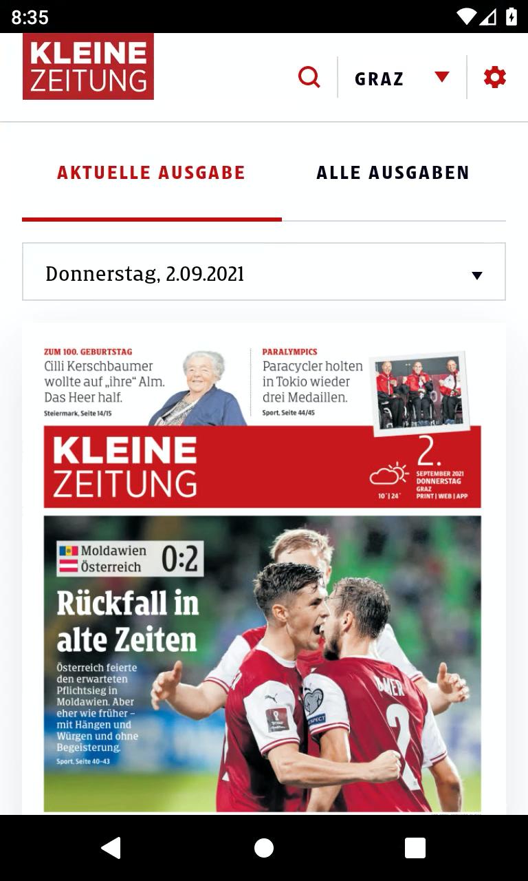 Kleine Zeitung E-Paper