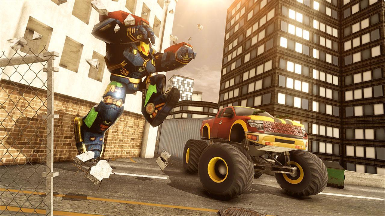 Robot Car Transform 3d : Monster Robot Truck War