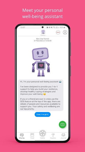 Open University Wellbeing App