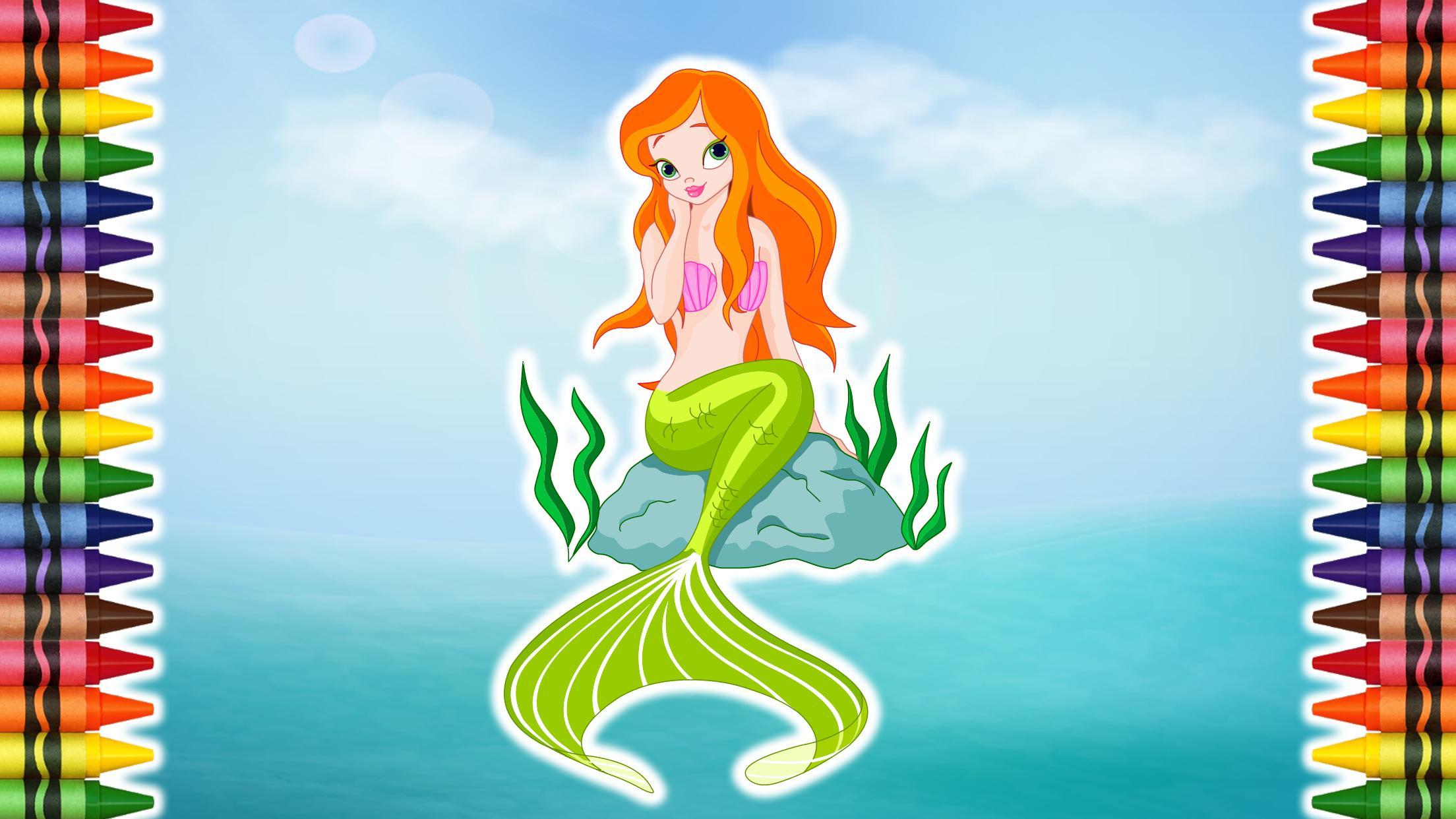 Coloring Book Little Mermaid