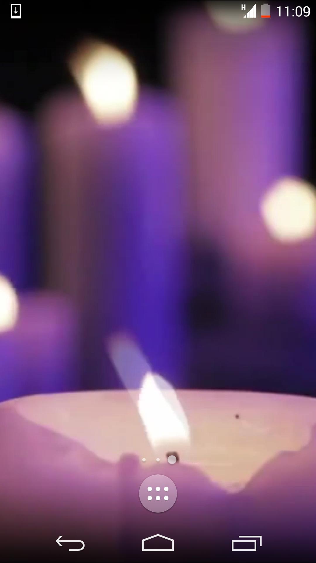 Easter Candles Live Wallpaper