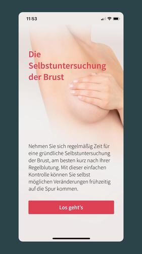 Selbstuntersuchung der Brust