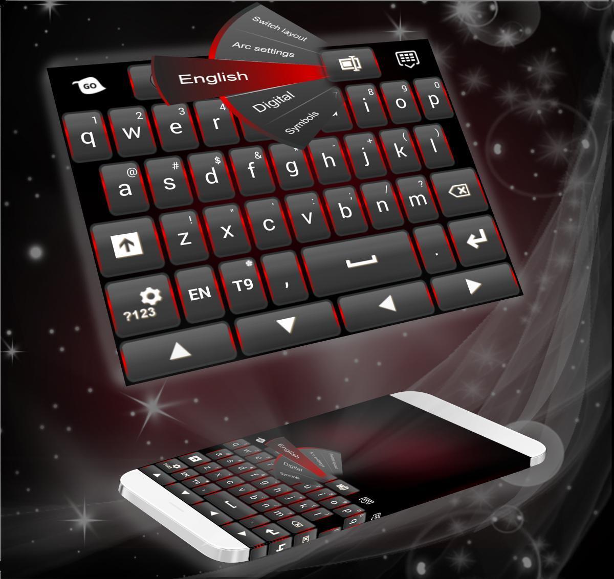 Black Red Keyboard
