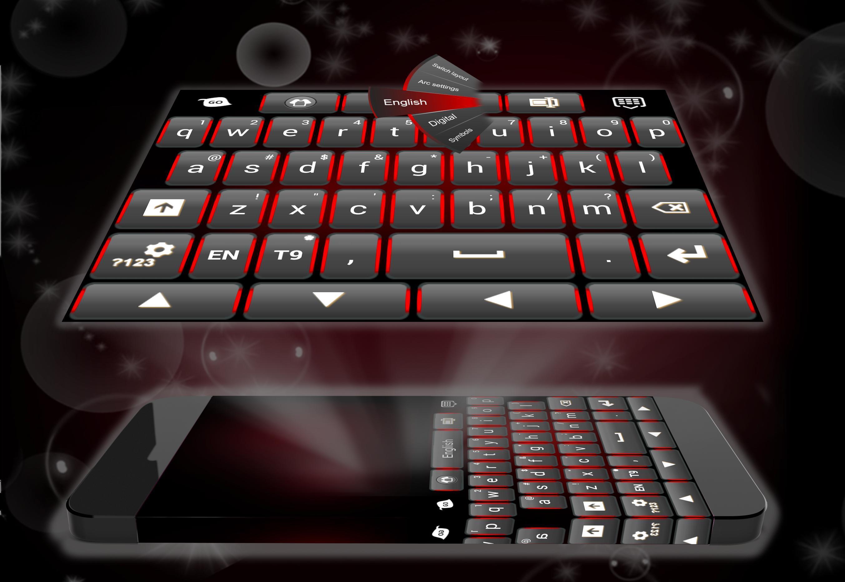 Black Red Keyboard